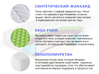 Матрас Sleep A Lot GALAHAD Mitford S500 high